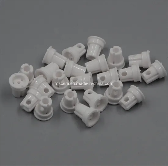 95% Al2O3 White Glazed Ceramic Insulator Fine Alumina Ceramic